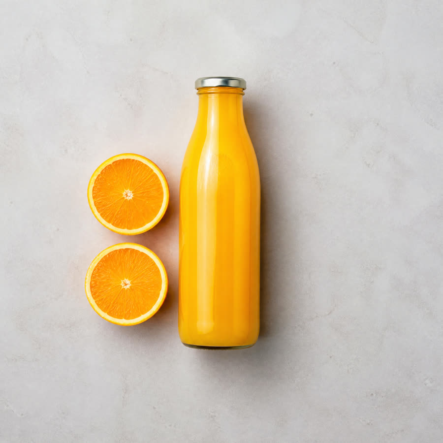 Vers geperste jus d'orange